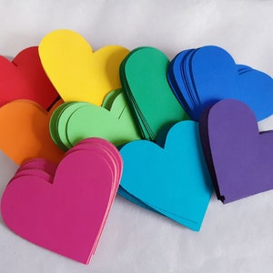 Éléments découpés en forme de cœur (réservation des déchets, décoration de la Saint-Valentin, décoration de mariage, dispersion de table, confettis, travaux manuels pour enfants, travaux manuels d'art et loisirs)