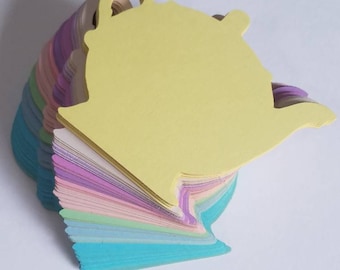 Tea Pot Die Cut Outs ( ScrapBooking, Card Making, Craft DIY, Garlands)