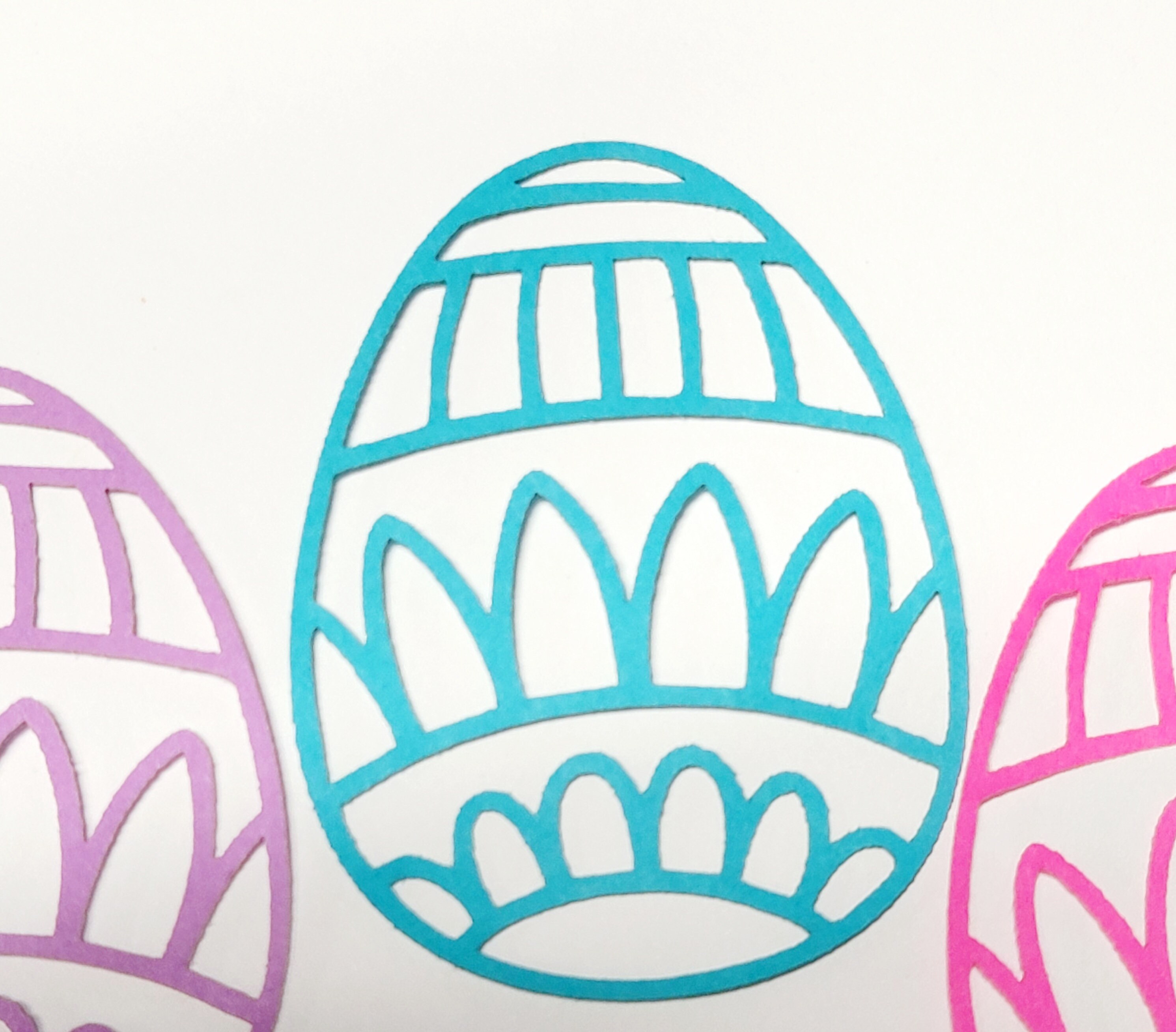Easter Egg Die Cut Outs ( Easter Decoration, DIY Crafts, Card Making ...