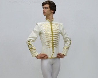 The men's stage ballet dance costume with sleeves  F 0278