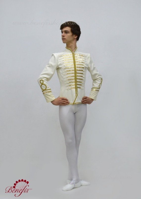 The Men s Stage Ballet Dance Costume With Sleeves F 0278 Etsy