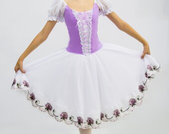 Professional stage ballet costume, basic romantic tutu, ballet skirt, adult children ballet, ballet dress  - P 1409
