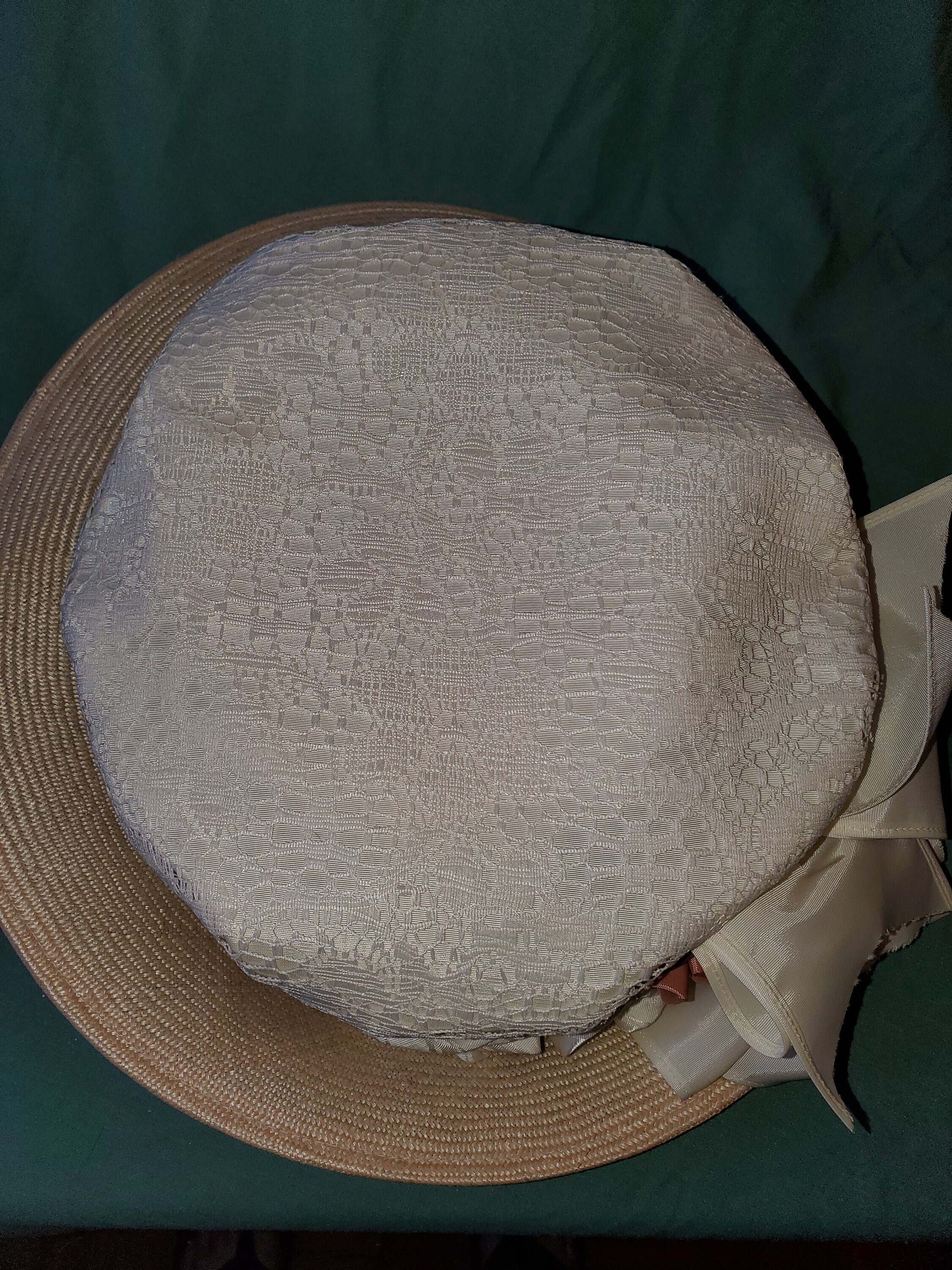 Lace & Straw Derby Hat Etsy