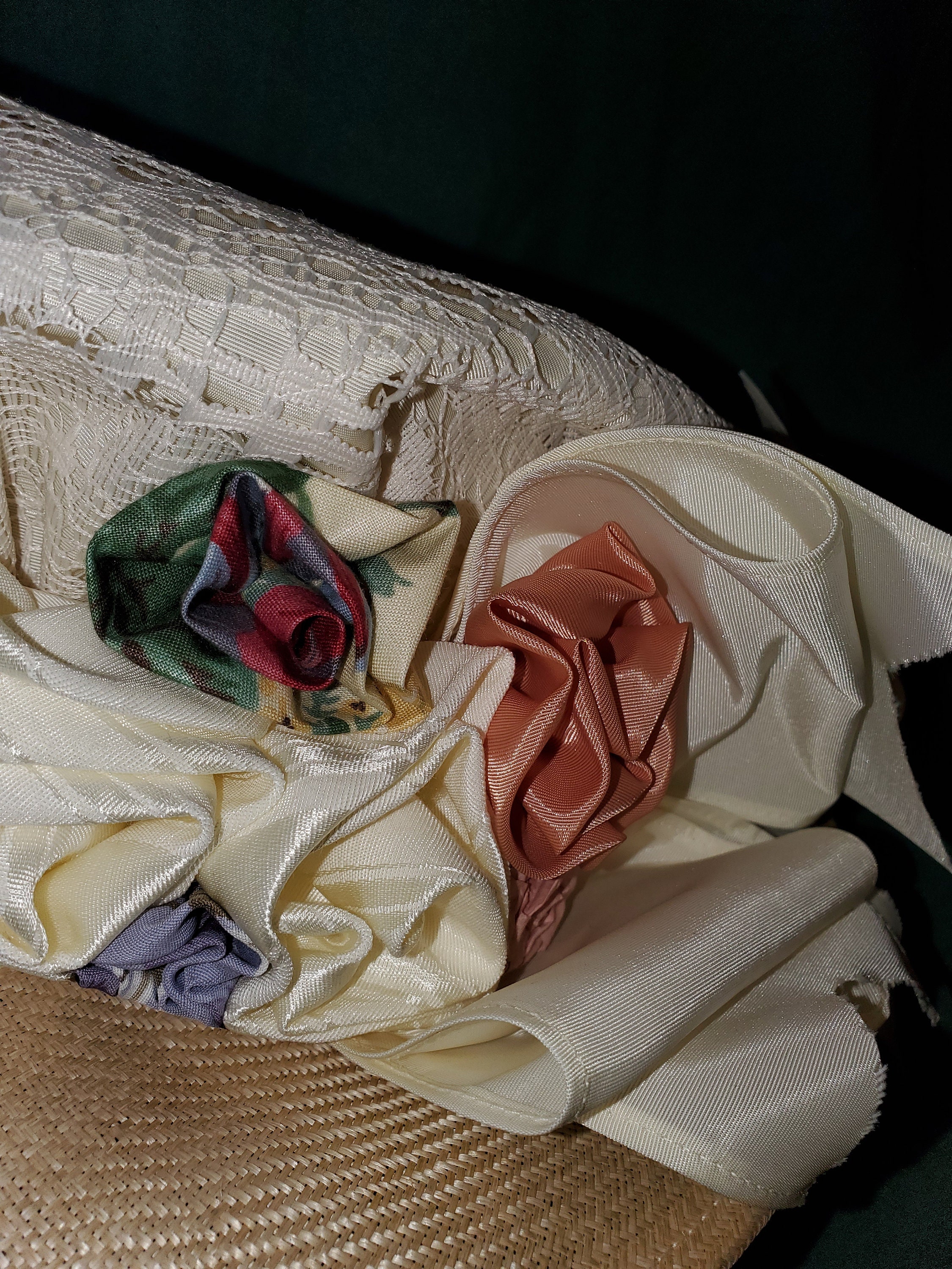 Lace & Straw Derby Hat Etsy