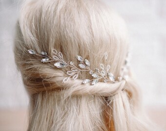Crystal Wedding Head Piece Wedding Headpiece Crystal Bridal Hair Vine Crystal Wedding Hair vine