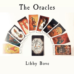 The Oracles. Orginal Oracle card deck by Libby Bove. includes book of interpretations. 画像 2