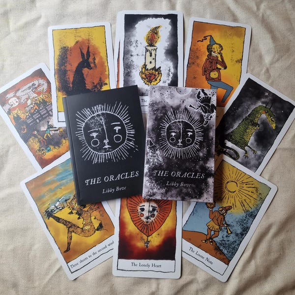 The Oracles. Orginal Oracle card deck by Libby Bove. includes book of interpretations.