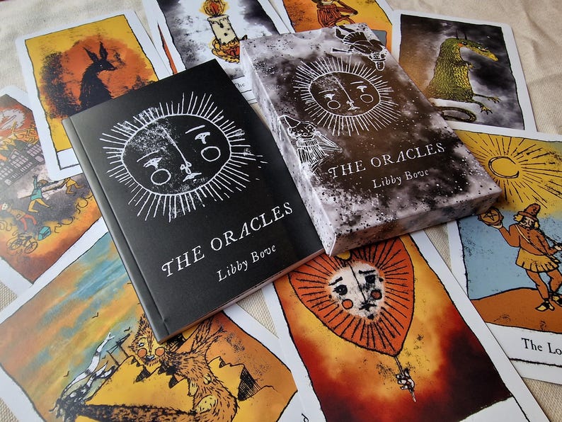 The Oracles. Orginal Oracle card deck by Libby Bove. includes book of interpretations. 画像 10