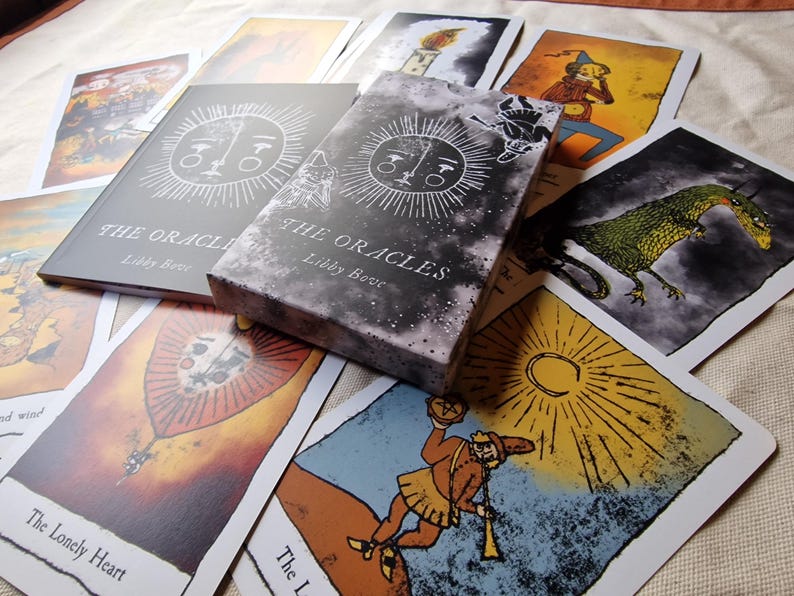The Oracles. Orginal Oracle card deck by Libby Bove. includes book of interpretations. 画像 9
