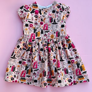 Halloween Dress, Halloween Collage Dress