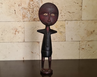 Ashanti Fertility Doll, African Fertility Statue, Akua’ba, Ethnic Art, African Home Décor, Sculpture
