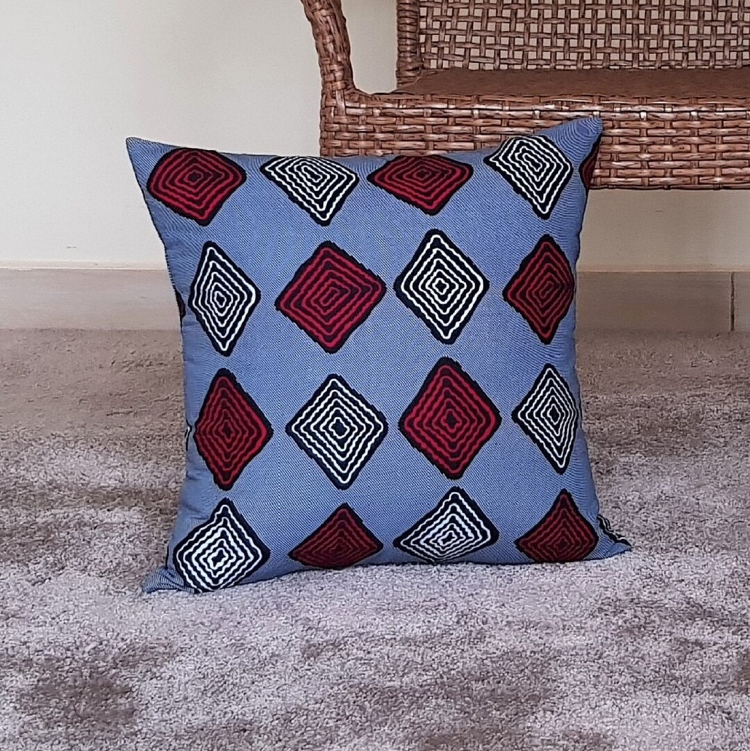 Ankara Print, African Fabric, Ankara Throw Pillow Cover, African