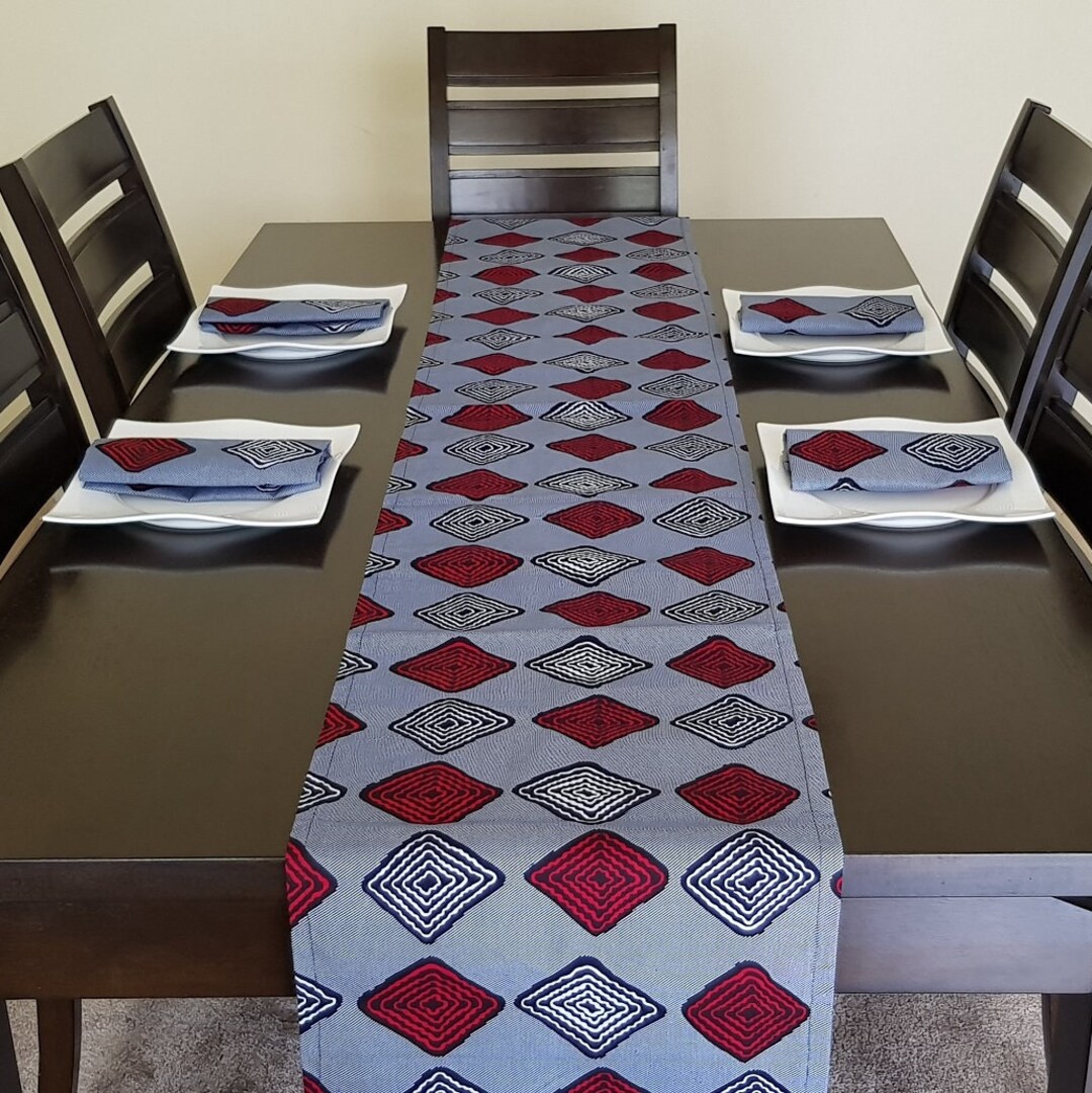African Table Runner Home Decor Accessory Etsy