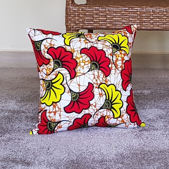 Ankara Print African Fabric Ankara Throw Pillow Cover Etsy