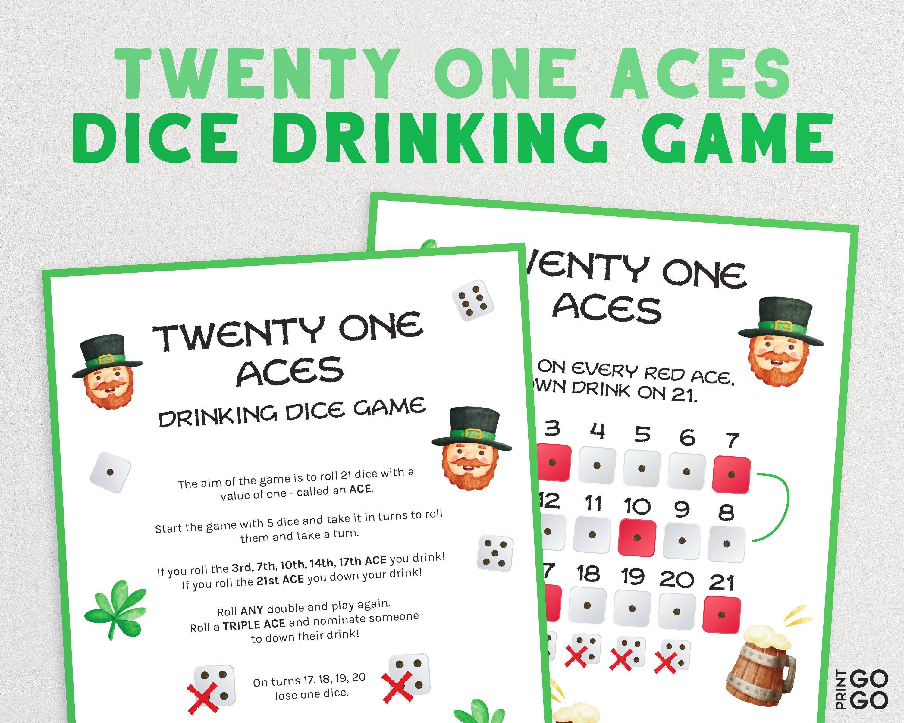 st-patrick-s-day-drinking-game-twenty-one-aces-dice-etsy