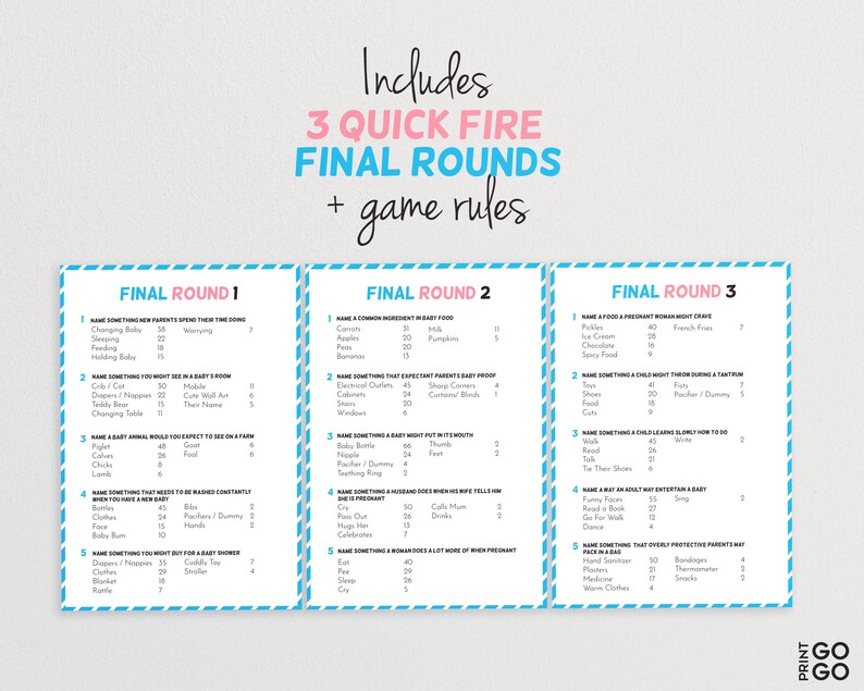 baby shower family feud questions baby shower family feud questions