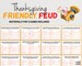 Thanksgiving Friendly Feud Game - The Hilarious Party Game of Guessing Top Answers | Family Game Night | Family Friendly Quiz | Group Games 