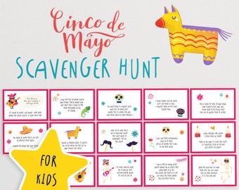 Cinco de Mayo Scavenger Hunt for Kids | Day Of The Dead Treasure Hunt | Indoor Present Hunt | Surprise Present Reveal | Stay at Home Game