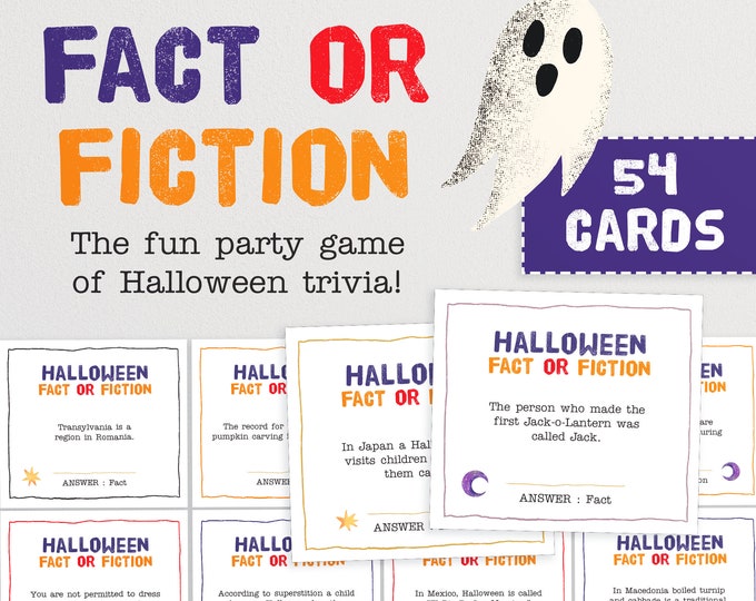 Halloween Friendly Feud Party Game - Family Quiz Card Game With 12 Question & 3 Final Round Cards - View #6