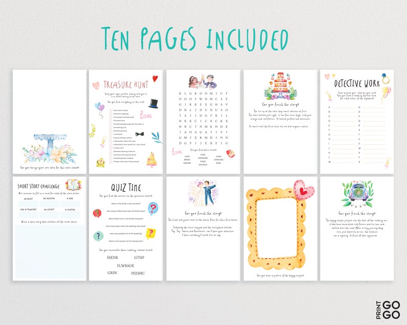 Creative Kids Wedding Games and Activities