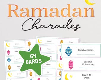 Ramadan Charades - A Fun-Filled Islamic Party Game! (Digital Download)