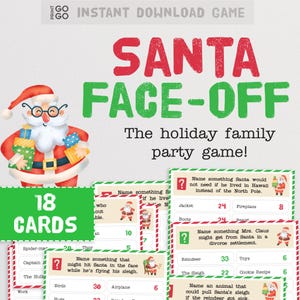 Santa Face-Off : A Family Duel for Festive Top Answers and Points (Digital Download)