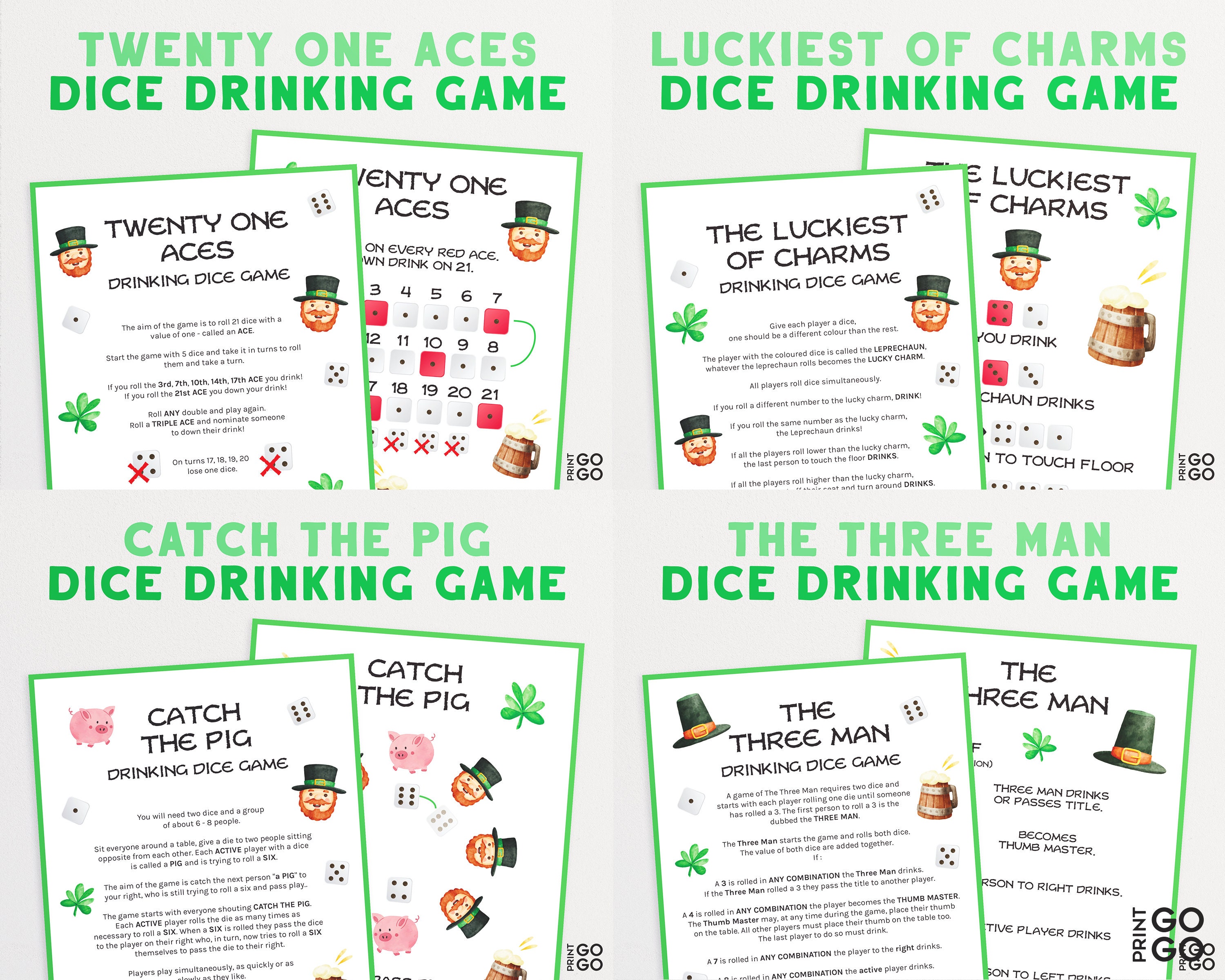 Drinking Dice Game - Etsy