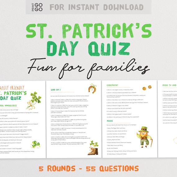 St. Patrick's Day Quiz