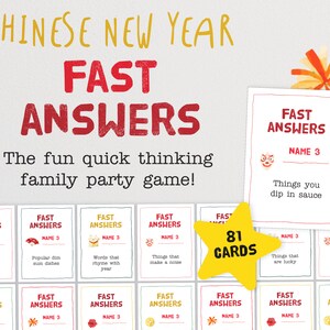 Chinese New Year Game Bundle Family Party Games for Everyone Mid Autumn