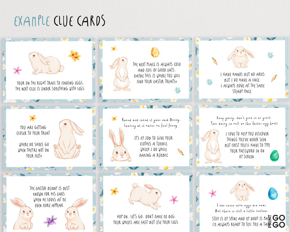 Easter Egg Scavenger Hunt for Kids - Hop Hop on the Indoor Bunny Trail ...
