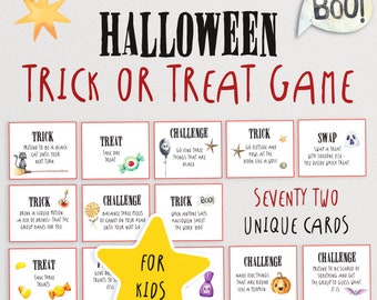 Halloween Trick or Treat Game for Kids | Kids Halloween Party Game | Fun Trick-or-Treat Alternative | Indoor Halloween Game | Trick Game
