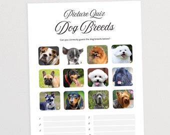 Printable Picture Quiz Dog Breeds Pub Quiz Picture Round Dog Breed ...