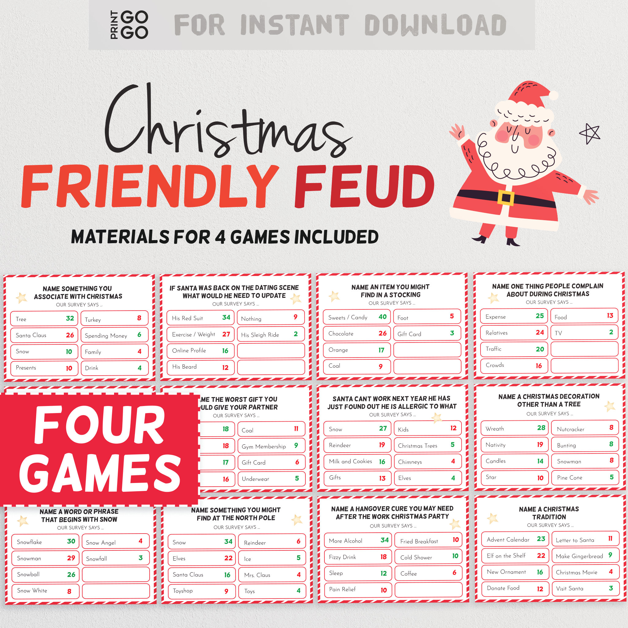 27 Best Adult Christmas Games, Including Printables 2023