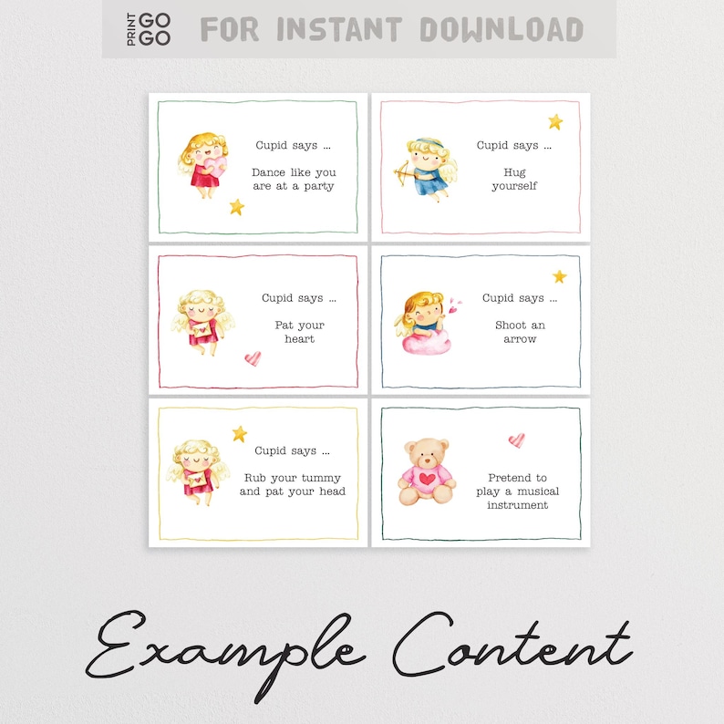 Cupid Says - the Fun Valentine's Day Party Game of Following Commands ...