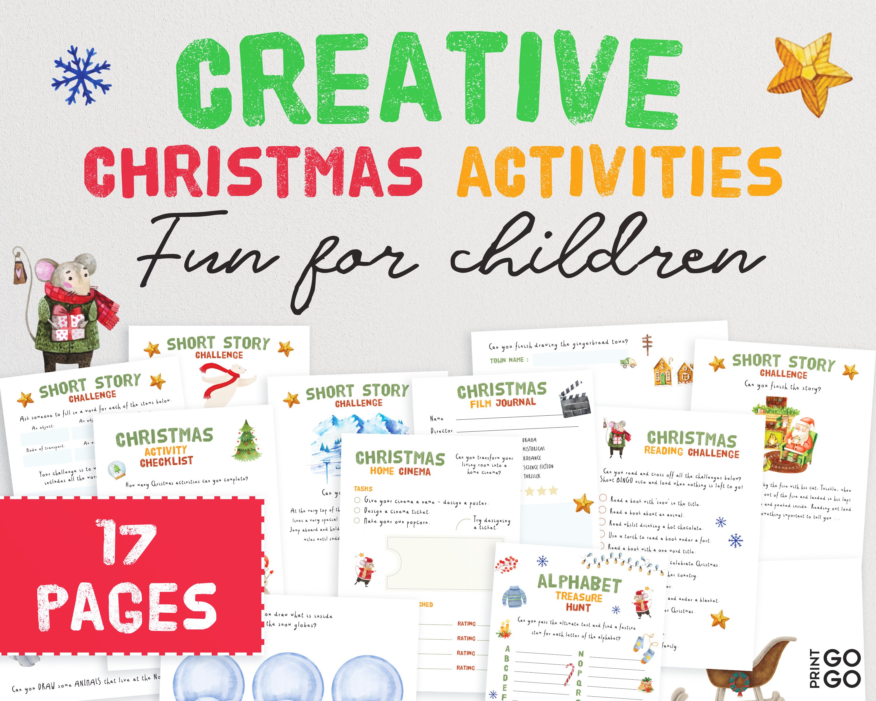 Christmas Activity Bundle for Kids | Christmas Game Bundle | Christmas ...