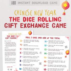 Gioco di scambio di regali per il capodanno cinese: il gioco di scambio di regali esilarante / scambio di regali per il capodanno / gioco di famiglia per il capodanno lunare
