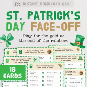 St. Patrick's Day Face-Off - Keine Glücksbringer in diesem Duell. Urkomisches Partyspiel für alle. (Digitaler Download)