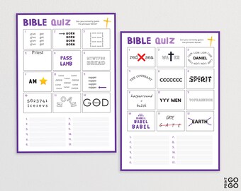 bible quiz say what you see dingbat picture quizzes rebus etsy