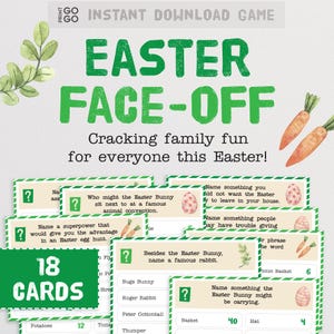 Easter Face-Off : Cracking fun for all the family! The hilarious party game of guessing top answers. (Digital Download)
