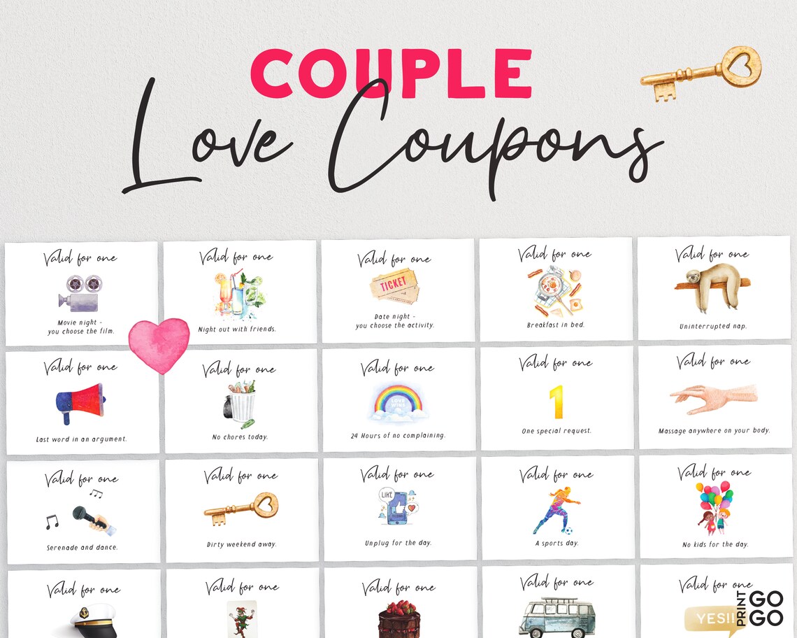 32 Paar Liebe Gutscheine ValentinstagGeschenk Liebe Etsy