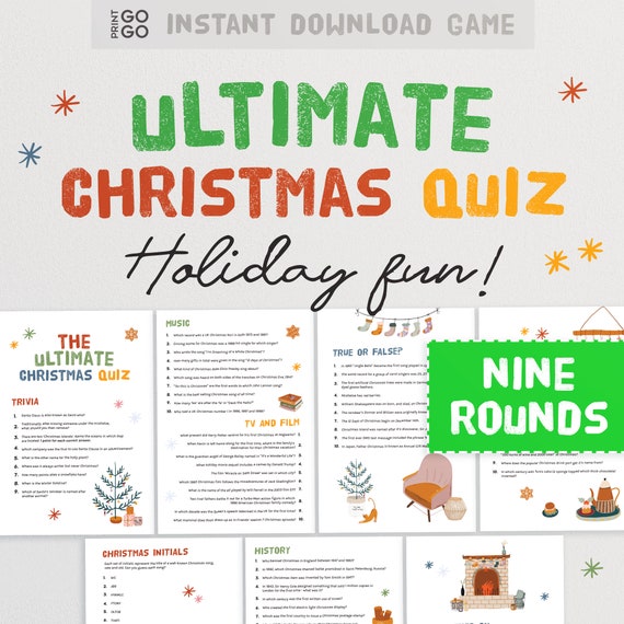 Christmas fun quiz with answers!