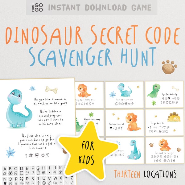Dinosaur Scavenger Hunt for Kids | Dino Birthday Treasure Hunt | Dinosaur Birthday Present Hunt | Surprise Present Reveal | Stay Home Game