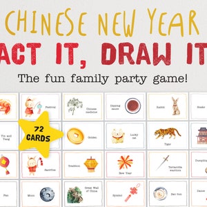 Chinese New Year Game Bundle Family Party Games for Everyone Mid Autumn