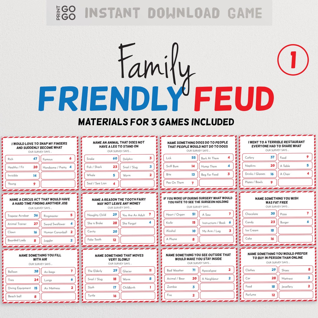 Family Feud for a Group Questions.pdf - Google Drive