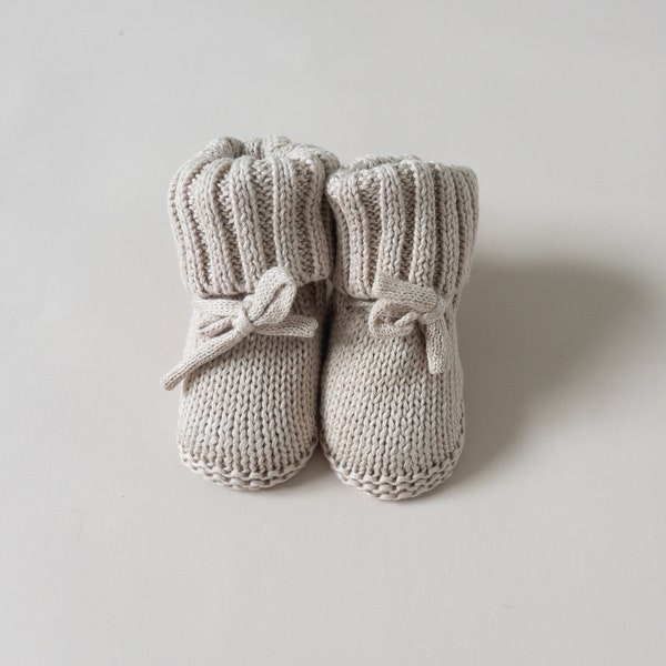 knitted baby nike booties