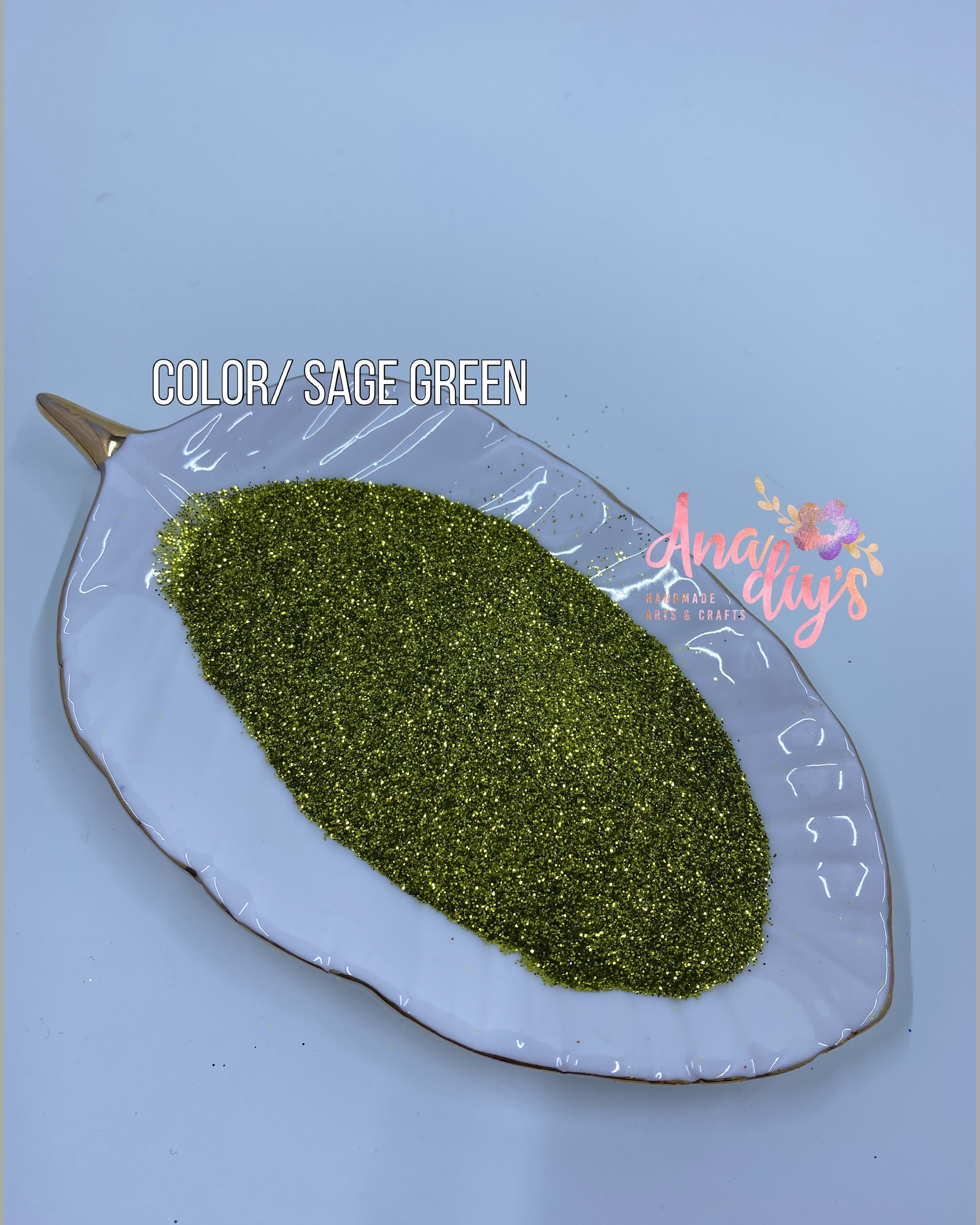 Sage Green Fine Glitter Etsy