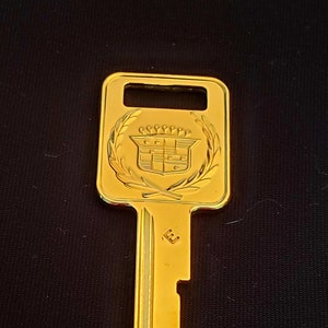 Vintage Cadillac Gold Key - 'E' Ignition - for all 1969, 1973, 1977, 1981 Cadillac models + 91-91 Brougham & Fleetwood