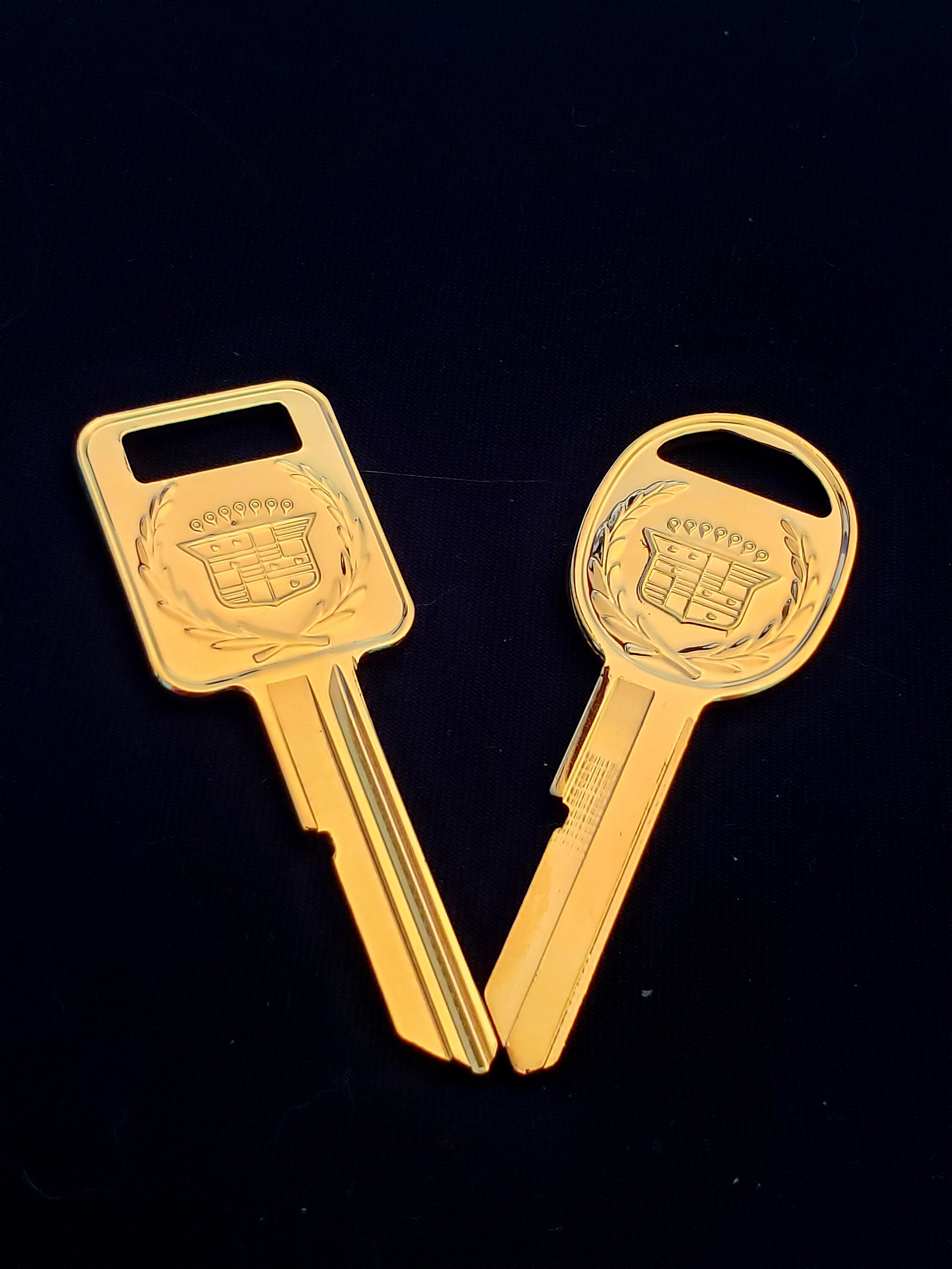 Vintage Cadillac Gold Keys C/D Combo Etsy