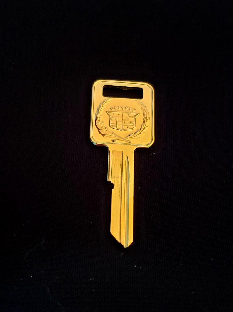Vintage Cadillac Gold Key 'E' Ignition Fleetwood Etsy