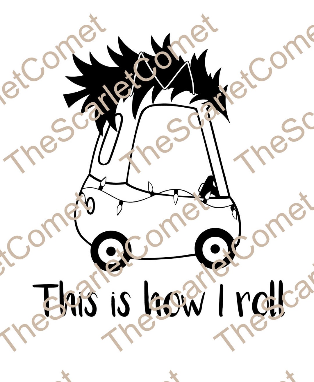 Christmas Cozy Coupe SVG - Etsy